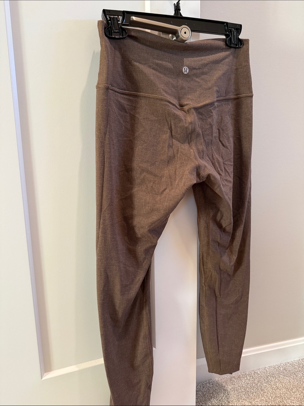 lululemon align (Hi-Rise) Heathered Herringbone Brown Leggings